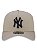 Boné NEW ERA ABA CURVA AJUSTÁVEL MLB NEW YORK MARROM CLARO - Imagem 3