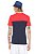 Camiseta Fila Letter Colors Masculina Vemelha e Marinho - Imagem 4