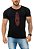 CAMISETA RED FEATHER NEON SKULL MASCULINA - Imagem 2