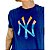Camiseta New Era New York azul marinho laranja - Imagem 2