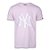 Camiseta New Era New York Básico esse rosa - Imagem 1