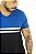 CAMISETA ELLUS COTTON SPORT STRIPES CLASSIC AZUL MASCULINA - Imagem 5