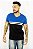 CAMISETA ELLUS COTTON SPORT STRIPES CLASSIC AZUL MASCULINA - Imagem 1