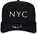 Boné New Era 9Forty K-Frame NYC Preto - Imagem 2