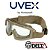 UVEX XMF: Óculos de Proteção TAN estilo Ampla Visão Tático Militar - lente incolor - Antiembaçante Uvextreme - Imagem 1