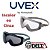 Óculos UVEX Stealth com antiembaçante SUPREMO incolor ou cinza - Imagem 1