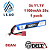 Bateria Lipo - 11.1V/3S(1 pack) - 1100mAh - 20c para AIRSOFT Leão - Imagem 4