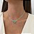 Choker elo com zircônia coração - Imagem 1