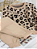 Conjunto feminino manga longa malha leopardo pulôver suéteres + calças de cintu - Imagem 7