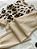 Conjunto feminino manga longa malha leopardo pulôver suéteres + calças de cintu - Imagem 5