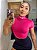 blusinha cropped gola alta moda bloguieira - Imagem 4