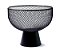 Centro de mesa em metal com base - preto - Imagem 1