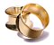 Anel de guardanapo Dourado - 2 pçs - Imagem 1