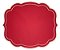 Jogo americano vermelho - 1 pç - Imagem 1