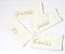 Guardanapos off-white de linho bordados -  4 pçs - Imagem 7
