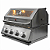 Churrasqueira a Gás Chaleur View 4 Queimadores Inox 304 Com Visor - Imagem 4