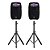 Kit de Caixa Ativa e Passiva 10"  Waldman Flex Fk-300X com Tripé - Imagem 1