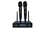Microfone Sem Fio Duplo De Mão UHF 200 Canais Kadosh K422m - Imagem 1
