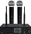 Microfone Sem Fio Le Son LS-VKS2 Duplo Mão UHF - Imagem 1