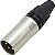 Conector XLR Macho de Linha Mxt C30MN3 Prata 3 Polos - Imagem 1