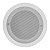 Arandela com Bluetooth WLS A5 Redonda Branca 1 Ativa e 1 Passiva - Imagem 1