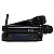 Microfone sem Fio LESON LS916 Duplo Mão UHF Preto Multi-frequêncial - Imagem 2