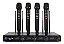 Microfone sem fio Lyco UH16-4 Quadruplo Mão UHF - Imagem 1