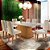 Conjunto Mesa de Jantar com 6 Cadeiras Luna 180x90cm - Imagem 1