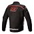 Jaqueta MM93 Austin preto/vermelho Alpinestar - Imagem 1