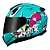 Capacete Razor Mad azul Norisk - Imagem 2