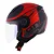 Capacete Orion City red Norisk - Imagem 2