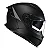 Capacete Strada II Monocolor preto fosco NORISK - Imagem 1