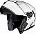 Capacete Signal Monocolor Branco RACE TECH - Imagem 10