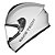 Capacete Hit Monocolor Branco RACE TECH - Imagem 3