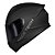 Capacete Hit Monocolor Preto Fosco RACE TECH - Imagem 5