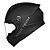 Capacete Hit Monocolor Preto Fosco RACE TECH - Imagem 2