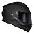 Capacete Hit Monocolor Preto Fosco RACE TECH - Imagem 1