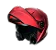 Capacete Hippo Glass vermelho fosco Helt - Imagem 1