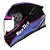 Capacete Hit Plus Preto/roxo RACE TECH - Imagem 3