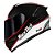 Capacete Hit Plus Branco/preto RACE TECH - Imagem 3