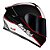 Capacete Hit Plus Branco/preto RACE TECH - Imagem 1