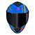 Capacete Hit Faster Azul/amarelo RACE TECH - Imagem 3