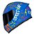 Capacete Hit Faster Azul/amarelo RACE TECH - Imagem 2