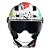 Capacete Orion SV Free branco laranja Norisk - Imagem 5