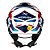 Capacete Orion SV denver azul vermelho Norisk - Imagem 4