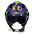 Capacete Orion SV Shine roxo azul Norisk - Imagem 3