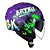 Capacete Orion SV Shine roxo azul Norisk - Imagem 1