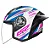 Capacete Airflow 2 Draze branco azul rosa LS2 - Imagem 3