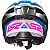 Capacete Airflow 2 Draze branco azul rosa LS2 - Imagem 4