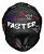 Capacete Hit Faster preto fosco vermelho RACE TECH - Imagem 7